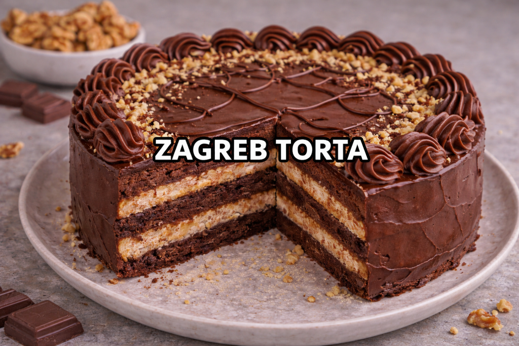 Zagreb Torta – Čokoladna klasika sa orasima