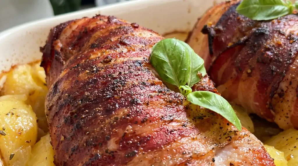 Piletina u Slanini – Sočna, Mirisna i Savršena! 🥓🍗