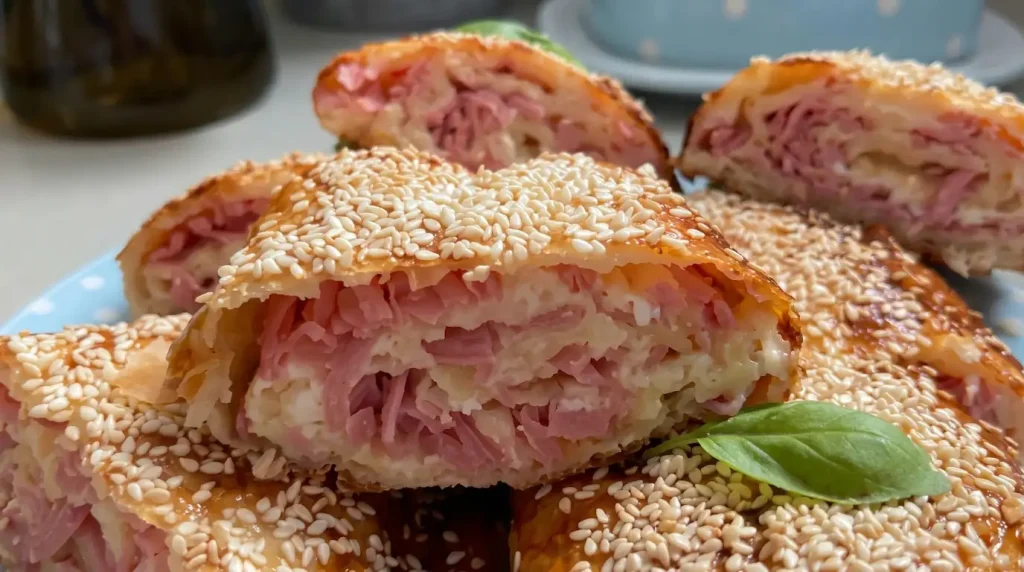 Pita sa Šunkom i Sirom – Brza, Sočna i Savršena! 🥧