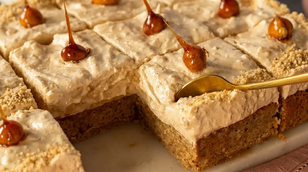 Retro Plazma Torta sa Karamelizovanim Šamom i Lešnicima – Nostalgija koja Nestaje za Čas!