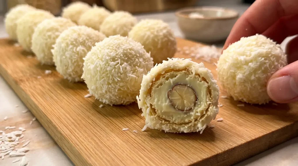 Posne Rafaelo Kuglice – Kremaste, Kokosne i Savršene! 🥥
