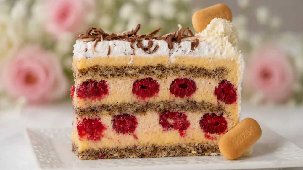 Torta Plazmalina – Raskošna torta sa Plazmom, malina i vanila filom
