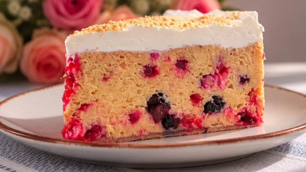 Plazma torta za 15 minuta – Brza i kremasta poslastica sa Plazmom i šumskim voćem 🍓🤍