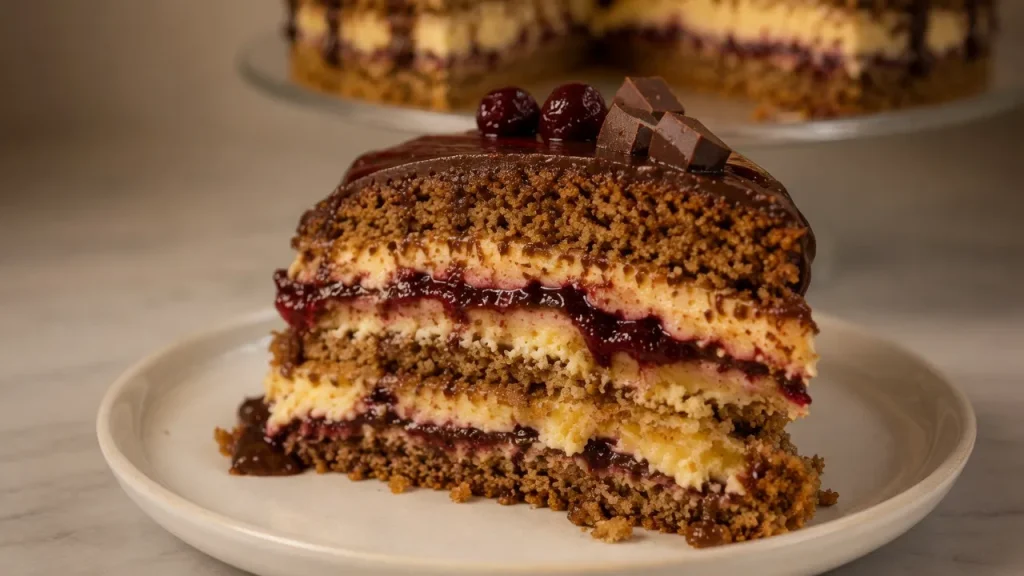Moka Amarena torta – Bogata torta sa kafom, višnjama i mascarpone filom