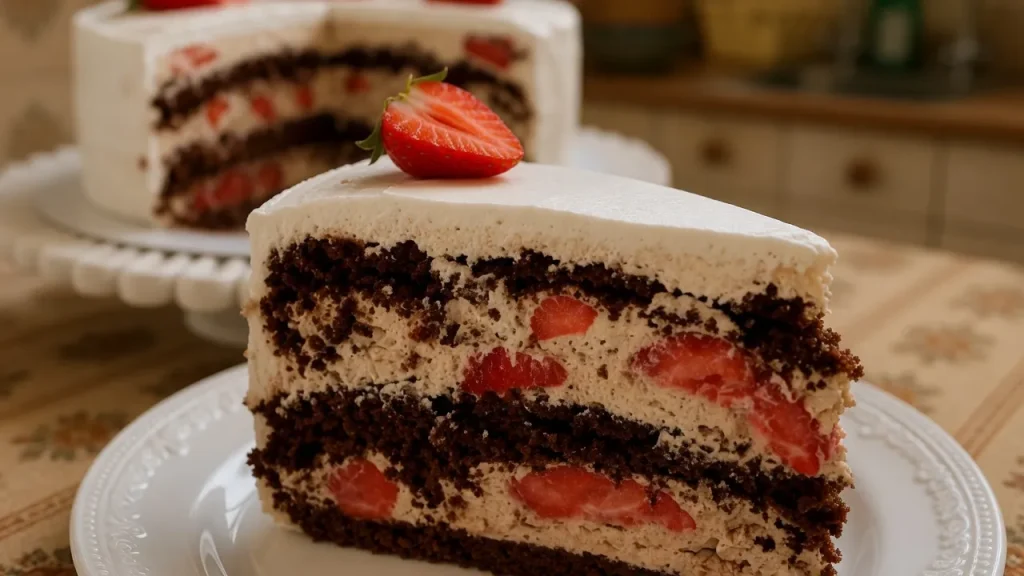 Raskošna torta sa jagodama i lešnicima – bogata čokoladna poslastica za proslave