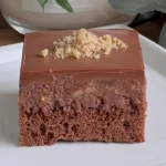 Čokoladni kolač sa jabukama, rumom i bogatim ganašom