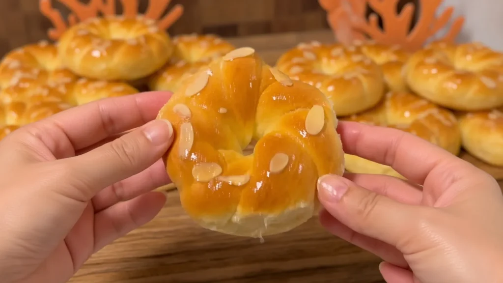 Domaće slatko pecivo sa mlečnim sirupom