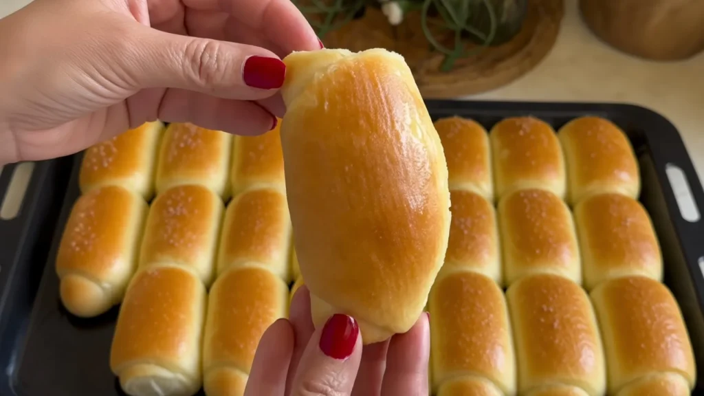 Najmekše posne kifle sa prelivom od vrelog margarina